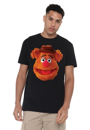 Disney, THE MUPPETS FOZZIE FACE - T-Shirt print - black