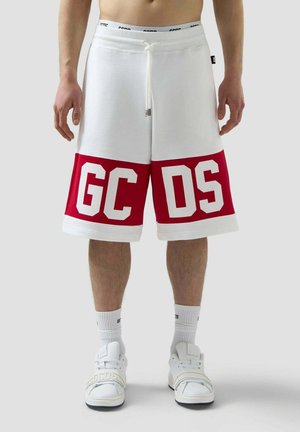 GCDS, CAPSULE LOGO BAND LOGO SWEATSHORTS - Shorts - white