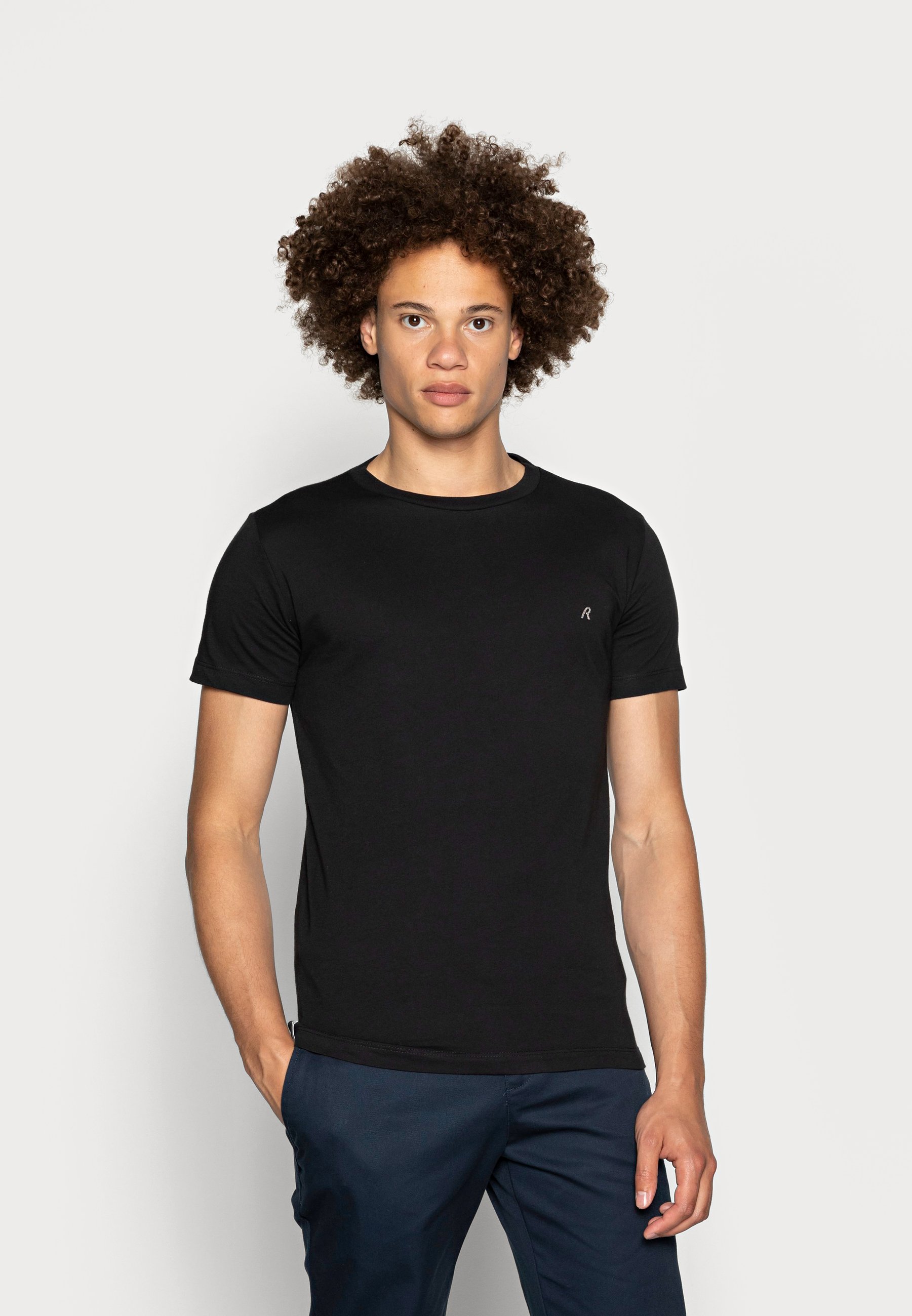 Replay 2 PACK - Basic T-shirt - black 