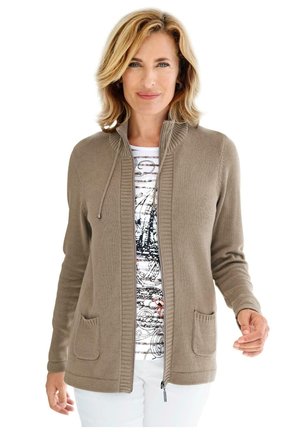 ATELIER   - Strickjacke - taupe