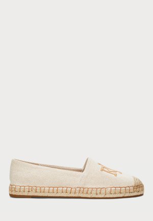 Lauren Ralph Lauren CAMERYN CROSS DYED CANVAS ESPADRILLE - Espadrille - natural/buff