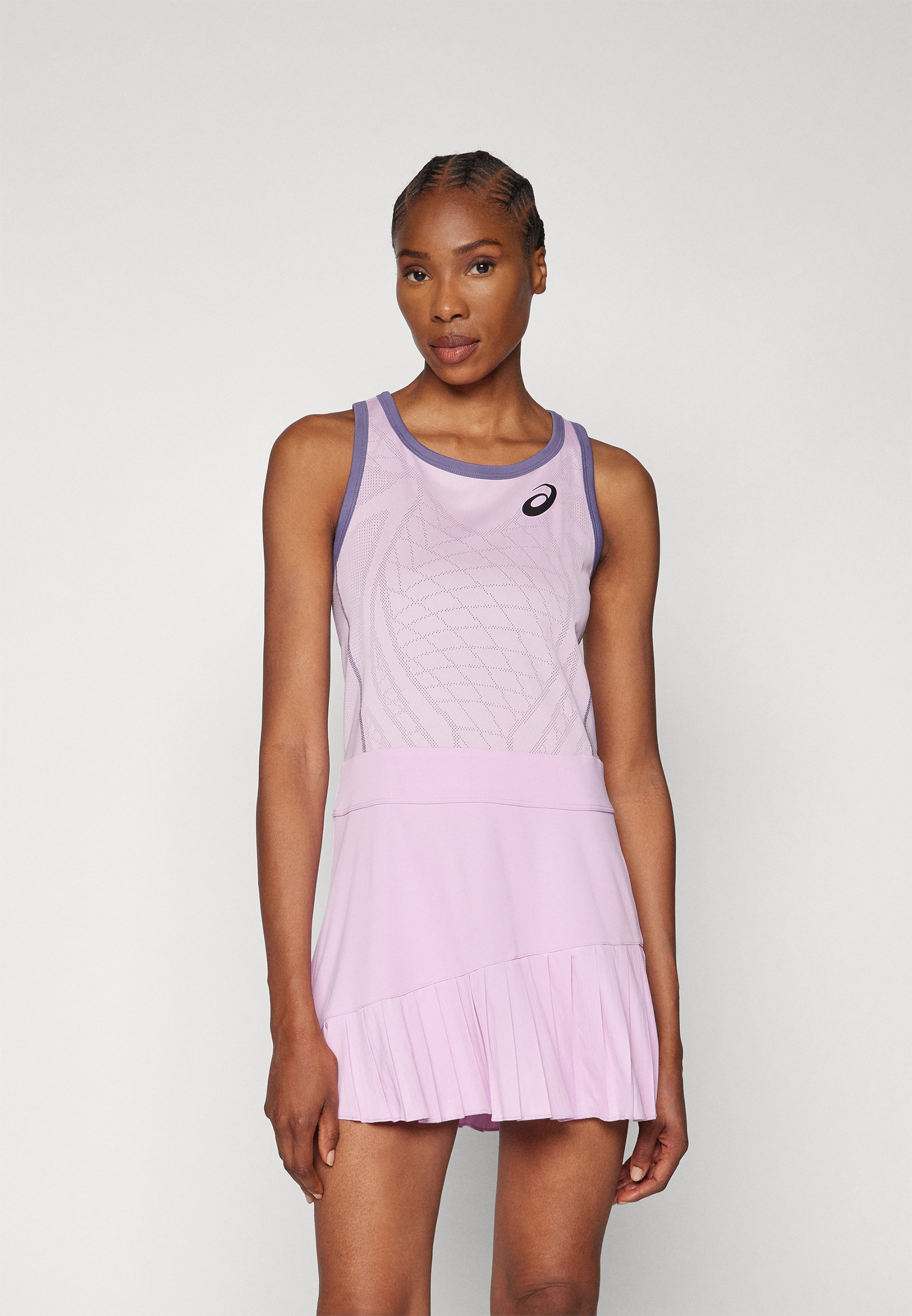 strapless open back dress Women's Adjustable Purple Tennis Dress With Shorts Golf Dress – Attraco
