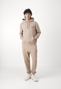 AllSaints UNDERGROUND HOODY - Kapucni - toffee taupe