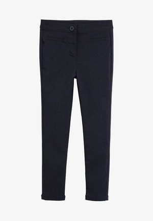NAVY SKINNY STRETCH TROUSERS - Pantalones - blue