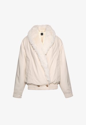 faina, Lederjacke - white