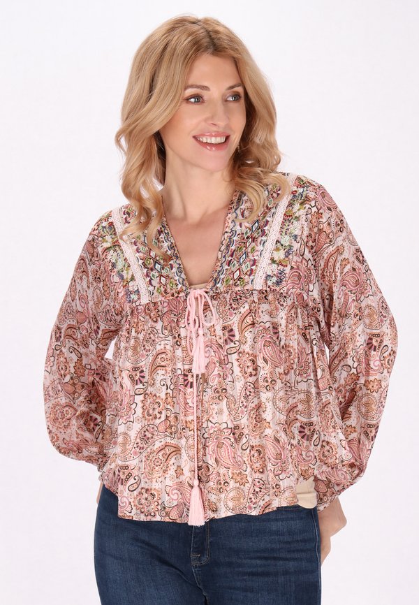 Bluse - light rose multicolor