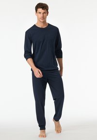 Schiesser COMFORT ESSENTIALS - Pizsama szett - dunkeblau