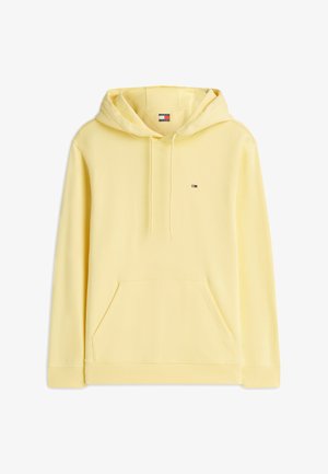 Tommy Jeans, FLAG HOODIE - Kapuutsiga pusa - citronella