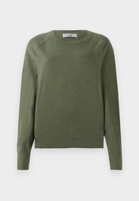 LONGSLEEVE RAGLAN - Pullover - medium green melange
