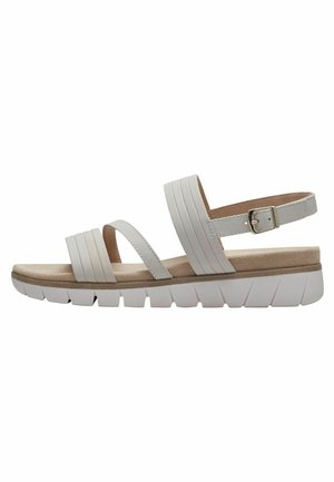 Sandalias de cuña - beige