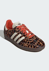 SAMBA OG LEOPARD - Baskets basses - core black preloved red cream white