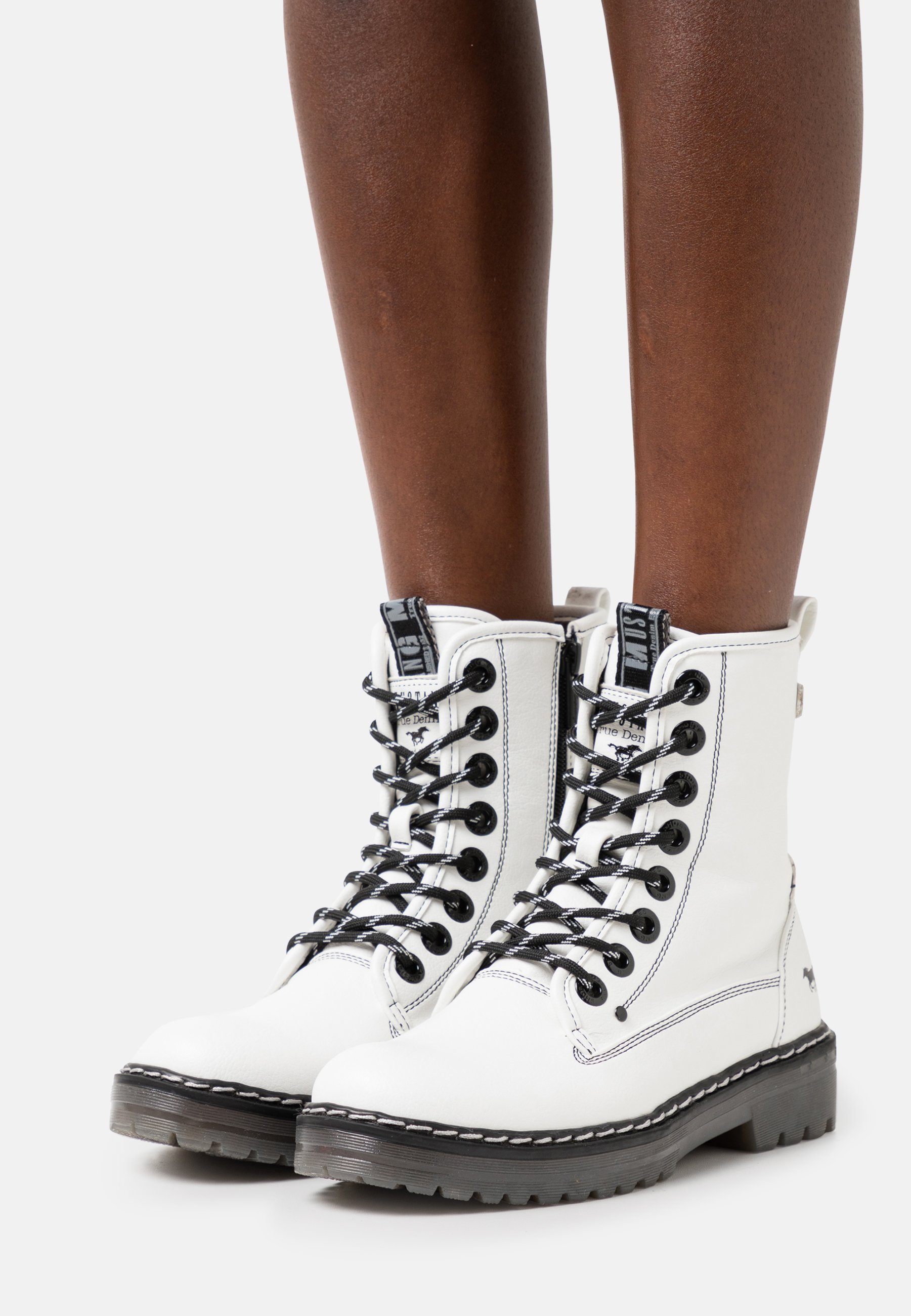 Mustang Veterboots - weiß/wit - Zalando.nl