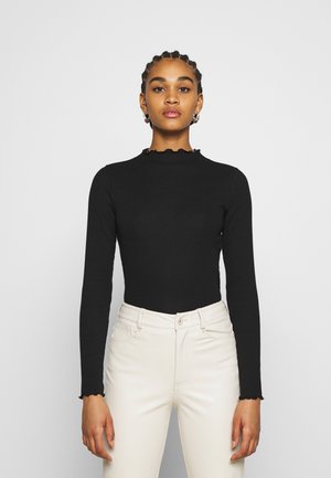 Topper langermet - black