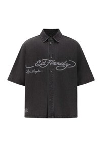 EAGLE AND STARS - Chemise - black