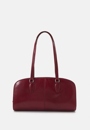 Zign LEATHER - Håndveske - dark red