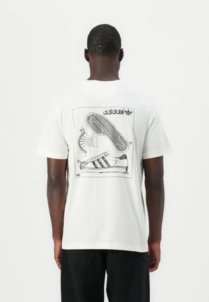 SUPERSTAR UNISEX - T-shirt imprimé - off white
