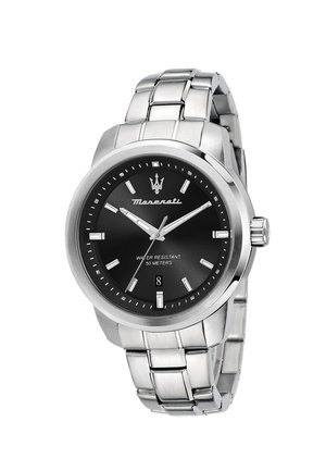Maserati Watch - schwarz- und silberfarben