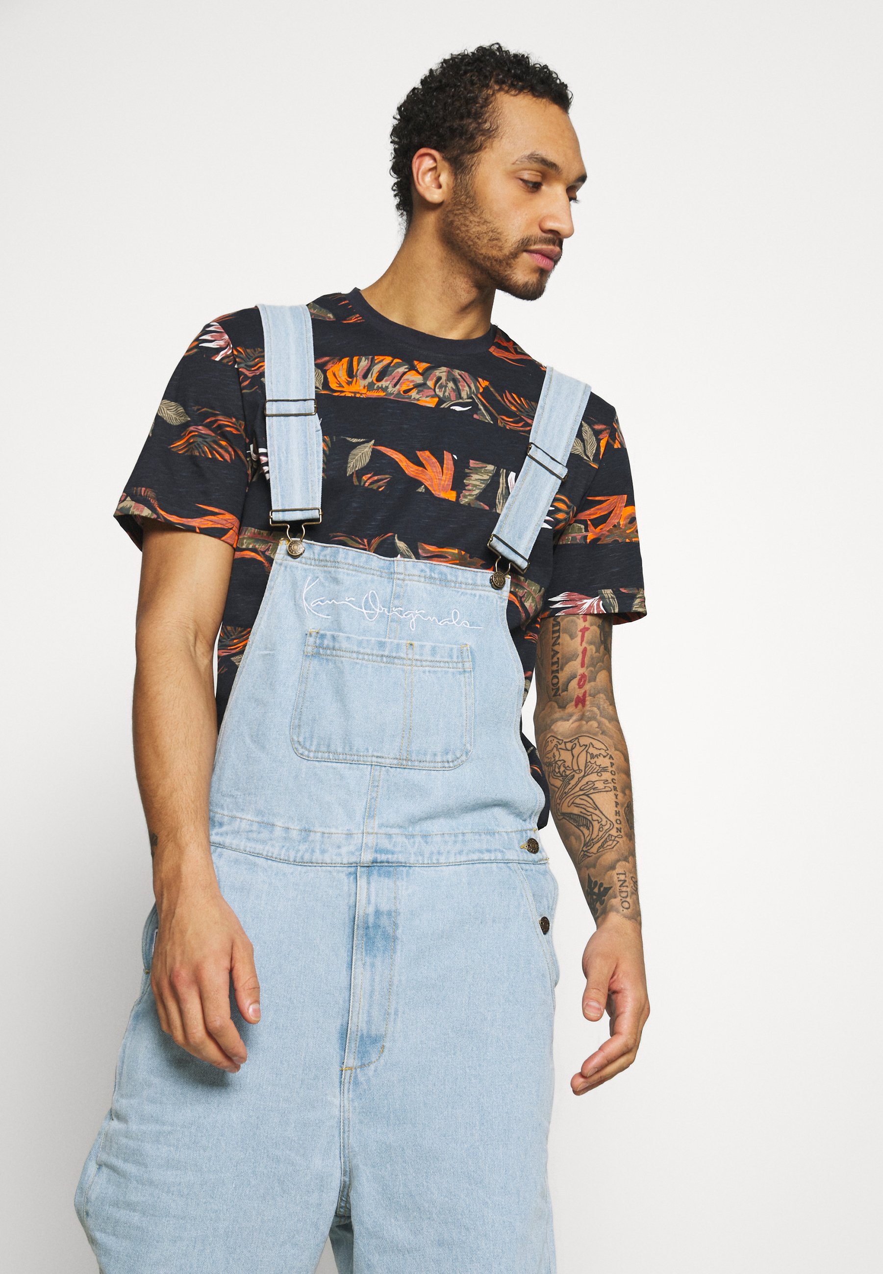 dungaree shorts
