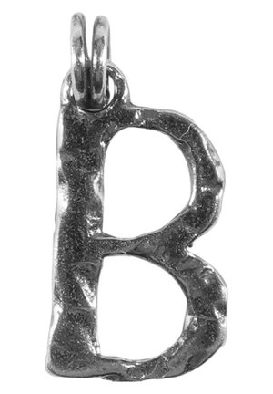 LETTER B CHARM - Vedhæng - grau