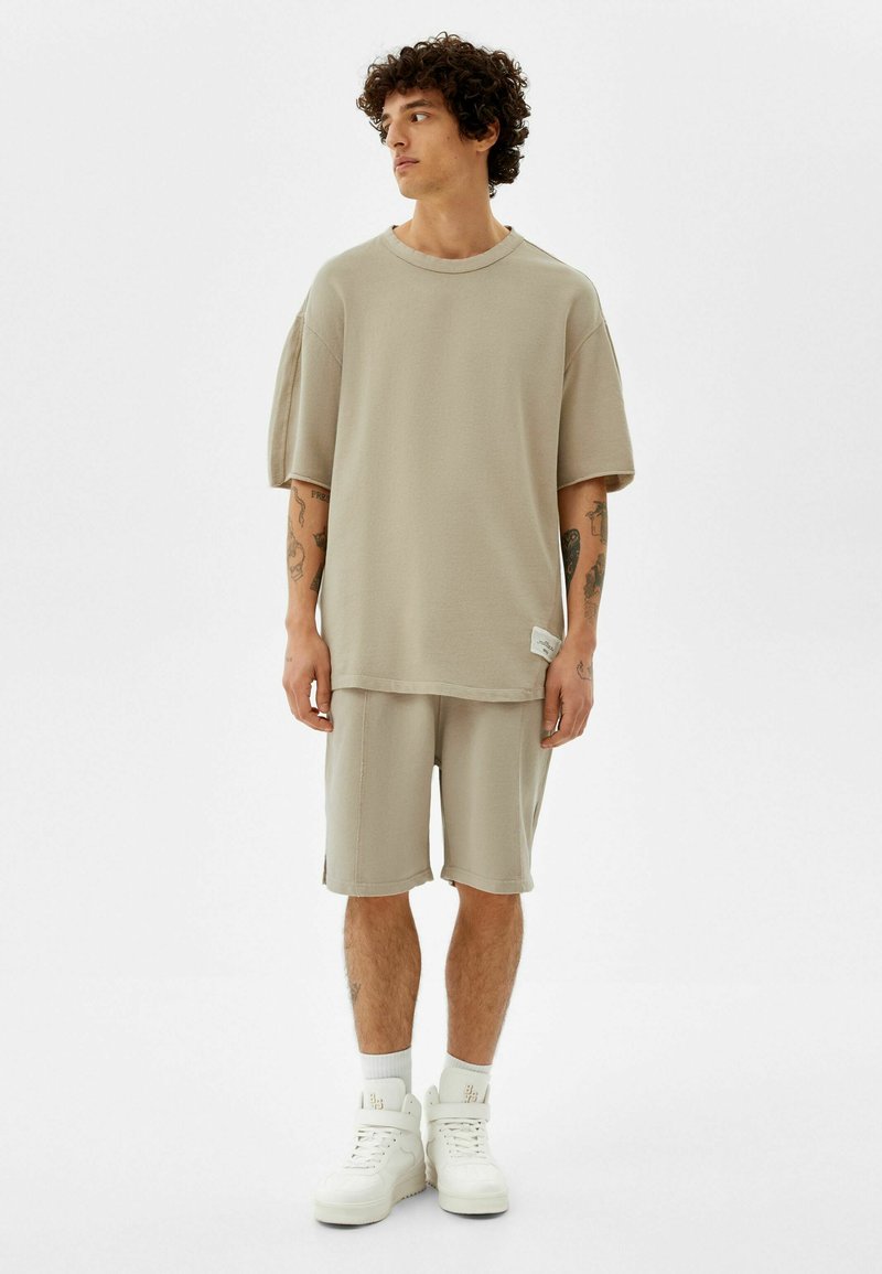Herren T-Shirts basic | Bershka FADED T-Shirt basic moon washed/moonwash denim - DV22143 Herren T-Shirts basic | Bershka FADED T-Shirt basic moon washed/moonwash denim - DV22143