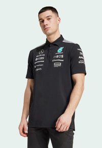 adidas Originals - MERCEDES - AMG PETRONAS FORMULA ONE TEAM BLACK MEN - Polo shirt - black   white Thumbnail Image 1