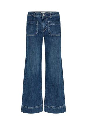 SC-KIMBERLY - Džinsi ar paplatinātiem galiem - dark blue denim