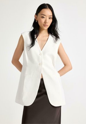 Lindex, LINDEX LONG WAISTCOAT LINDEX - Smanicato - light white