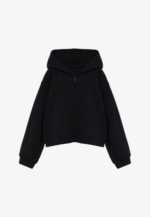 EVA - Hoodie met rits - zwart