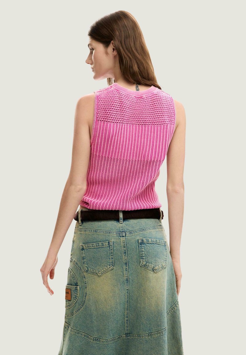 Débardeur Femme Desigual - Taille M - Orange - Microfibre - Neuf Avec étiquettes