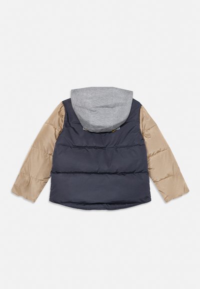 Versace PADDED JACKET VINTAGE LOGO PINNED KIDS PRINT UNISEX - Jachetă de iarnă - navy/ivory/gray/gold-coloured