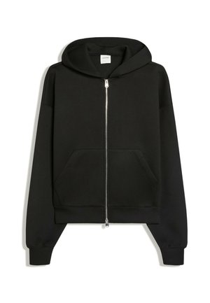 Bershka, TECHNIC - ZIP UP HOODIE - Bomberjacke - black