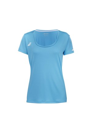 PLAY CAP SLEEVE - Print T-shirt - blau