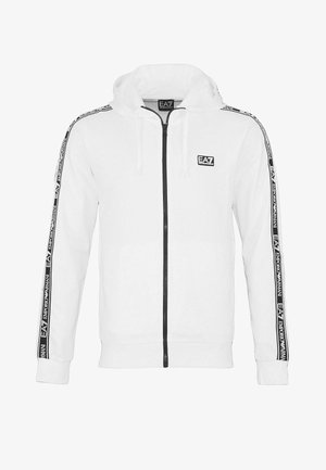 Zip-up sweatshirt - weiss