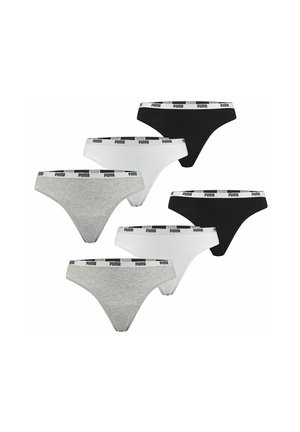 STRING 6ER PACK - String - schwarz   grau melange   weiß