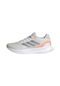 RUNFALCON 5 - Väglöparskor - crystal white   iron metallic   beam orange