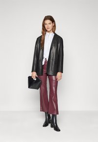 Tommy Jeans FRONT TIE - Blusa - white