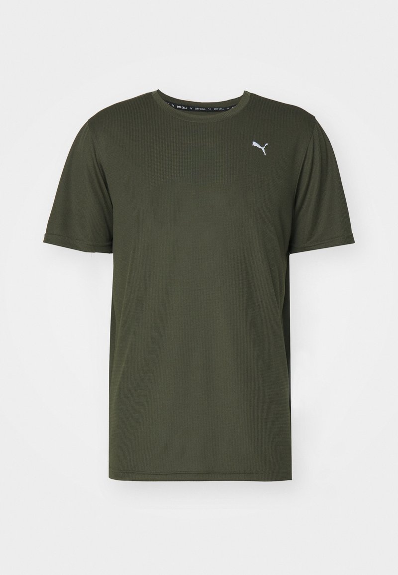 Puma Sport T-shirt olijfgroen