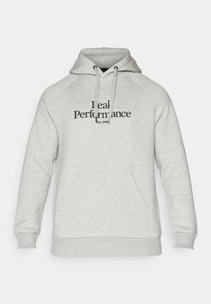 Peak Performance ORIGINAL HOOD - Hoodie - grey melange/black