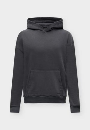 Hollister Co., WEBEX BOXY SOLID - Φούτερ με κουκούλα - dark grey