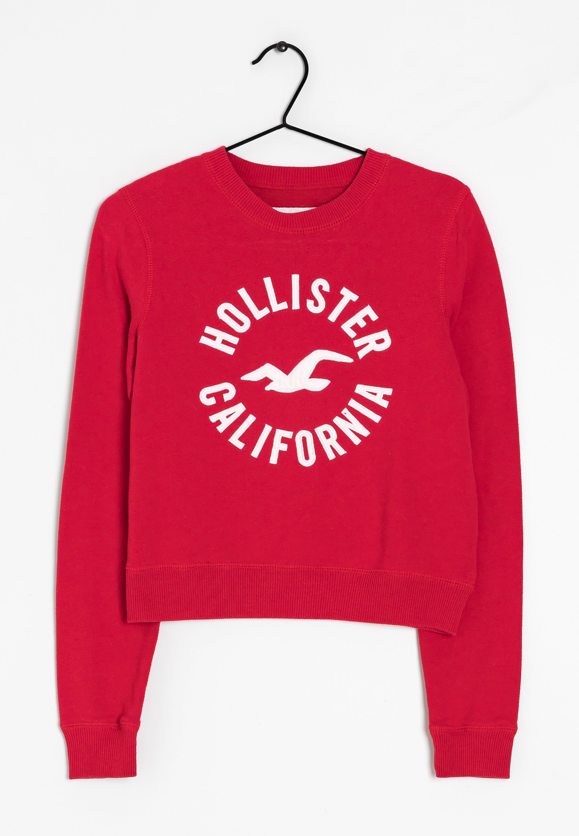 Hollister Sweatshirt red/rot (Pre-owned) Zalando