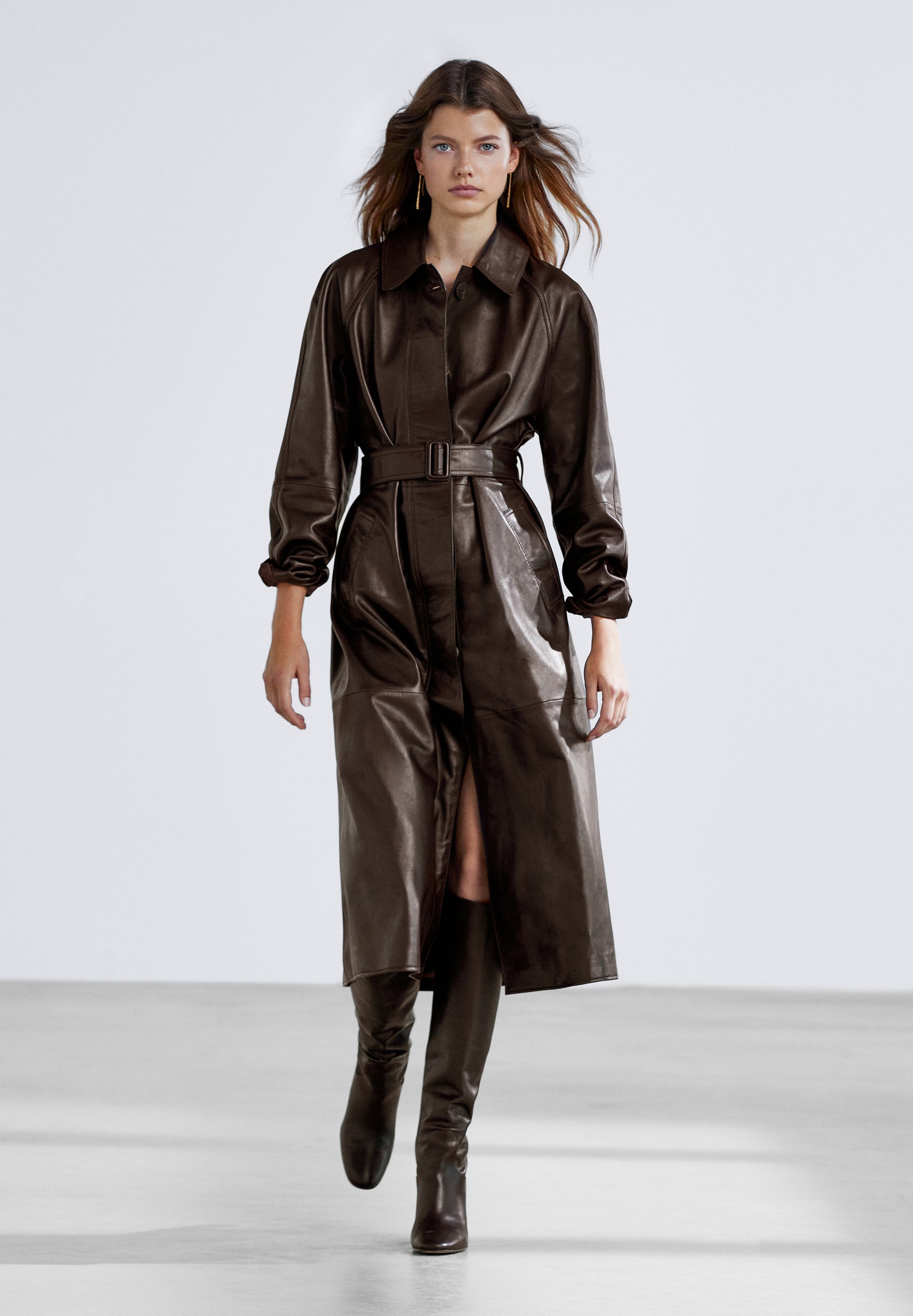 Massimo Dutti Trenchcoat - brown/bruin - Zalando.be
