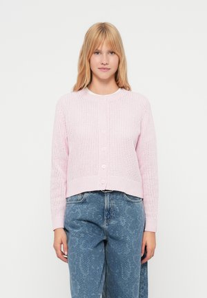 JDYSERENA LIFE O NECK CARDIGAN - Gilet - chalk pink