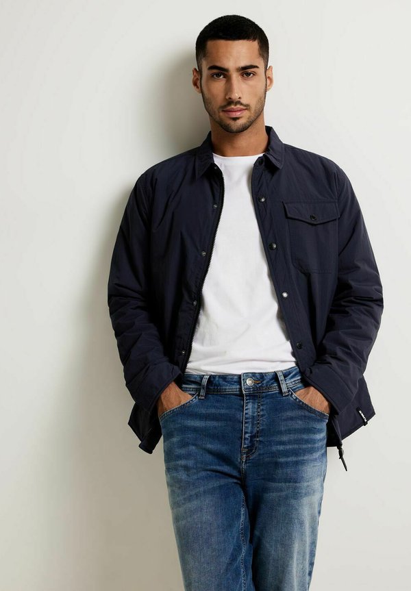 GEFÜTTERTES - Übergangsjacke - blau