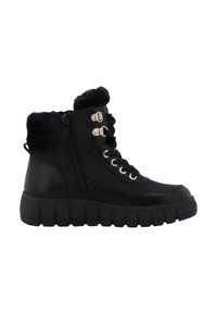 TOM TAILOR Bottines à lacets - black