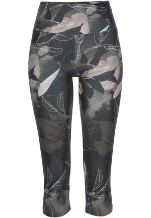 LASCANA, Leggings - khaki-gemustert-hellrosa