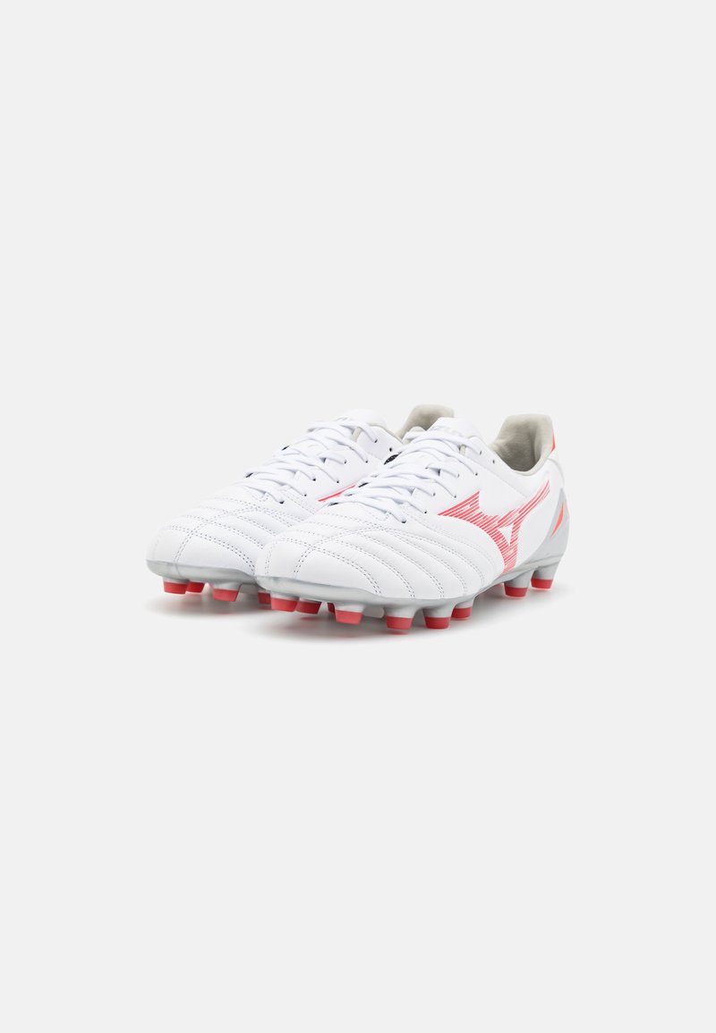 Mizuno MORELIA NEO IV PRO - Moulded stud football boots - white 