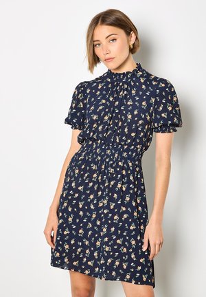 DITSY FLORAL RUFFLE - Jurk - navy