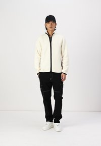 Only & Sons ONSEMILIO FULL ZIP HIGH NECK UNISEX - Jakna od flisa - antique white