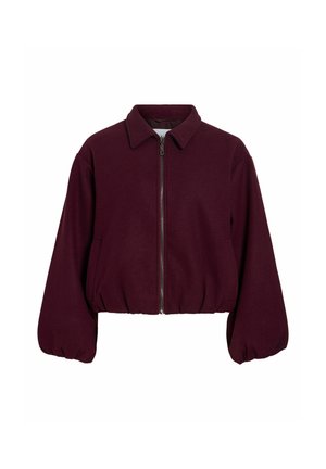 VILA, JACKET VIBALOU ZIPPER - Veste polaire - winetasting