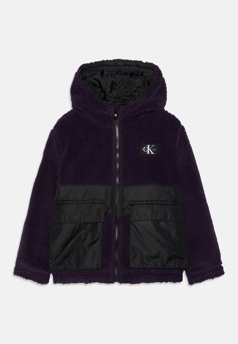 Calvin Klein Jeans COLOR BLOCK Winter jacket purple velvet/dark